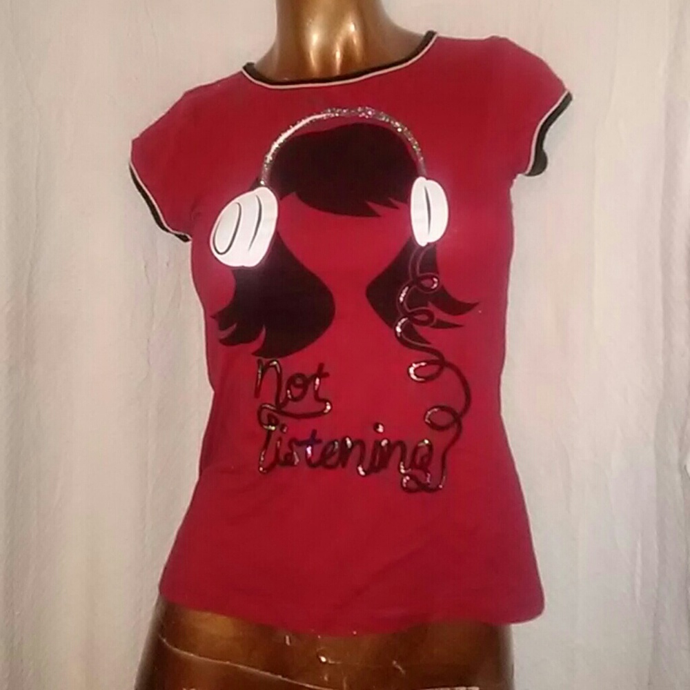 Red shirt. Childs XL. Or size small women's.
